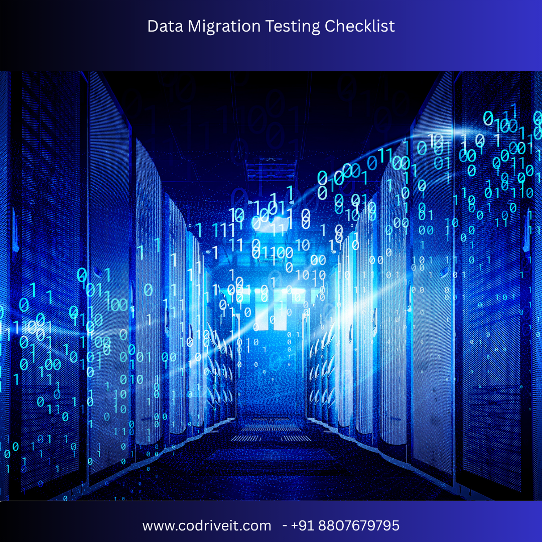 Data Migration Testing Checklist